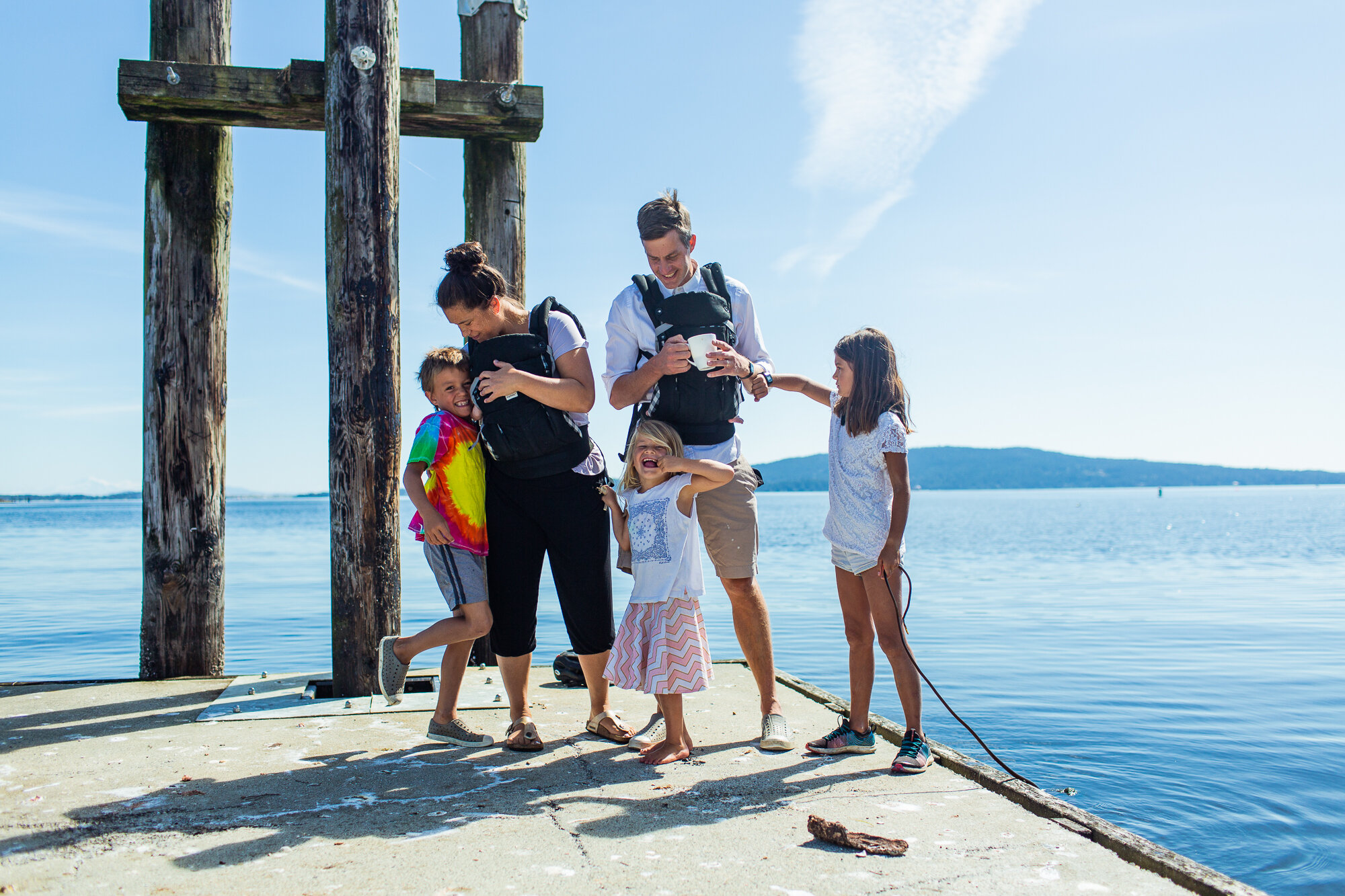 Sunny summer outdoor family photo session in Cowichan Valley | Kristen Turner MacDonald