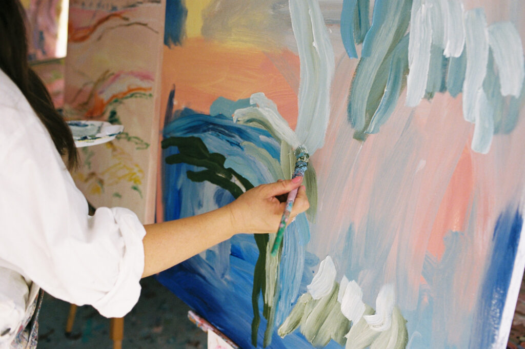 Erin Reinboth uses the most delicious colours in her art, and film celebrates them beautifully.